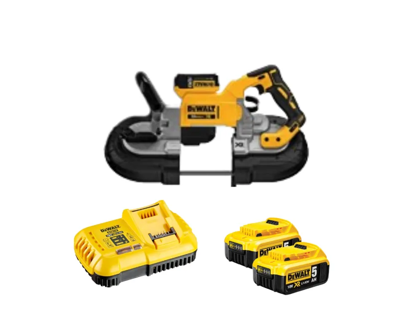 Máy cưa cầm tay DeWALT DCS374P2 18V( kèm 2 pin 5.0Ah+ sạc)