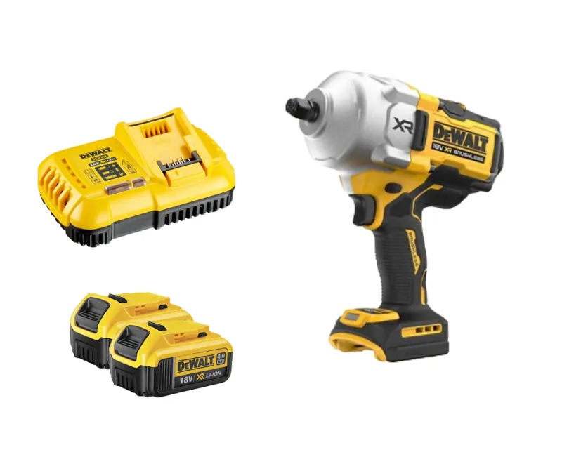 Máy siết bu lông pin 1/2 inch không chổi than DeWALT DCF961M2 XR 18VM2 (kèm 02 pin 4.0Ah + sạc)