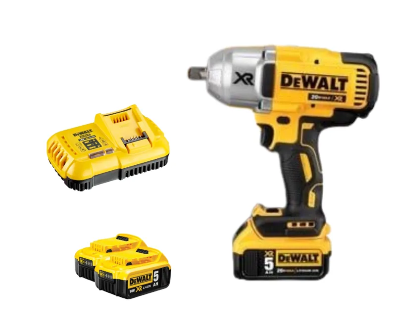 MÁY VẶN BU LÔNG DÙNG PIN DeWALT DCF899HP2 (KÈM 02 PIN 5.0 + SẠC)